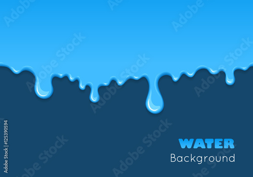 Background of dribble blue liquid.