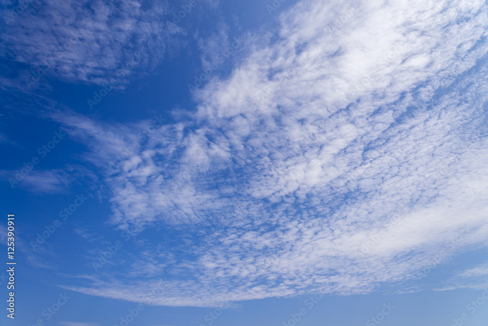 Blue sky with cloud background and pattern Blue sky with cloud background and pattern