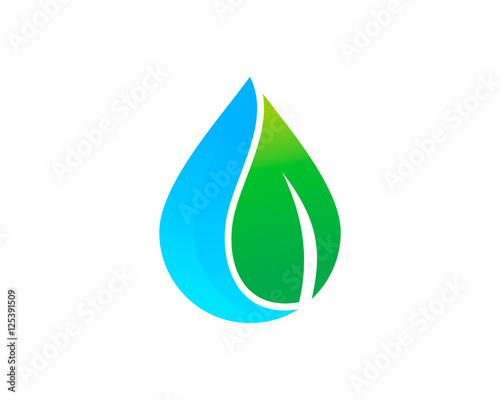 Water Wellness Logo Design Template Element