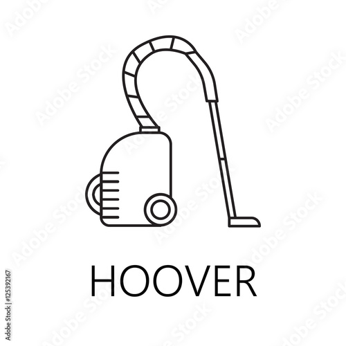 Hoover line icon.