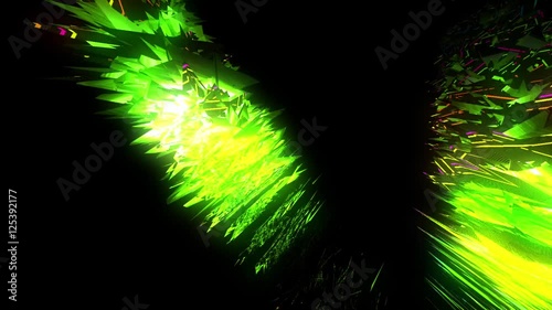 Looped Vj Creative abstract polygon crystal background for different events and projects!!!