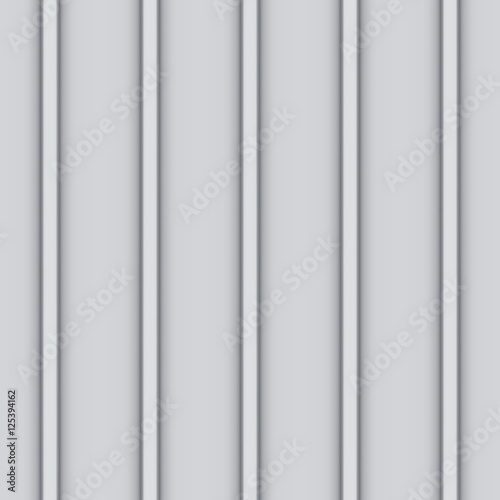 Metallic roof seamless pattern. Gray color. Classic style. Vector illustration
