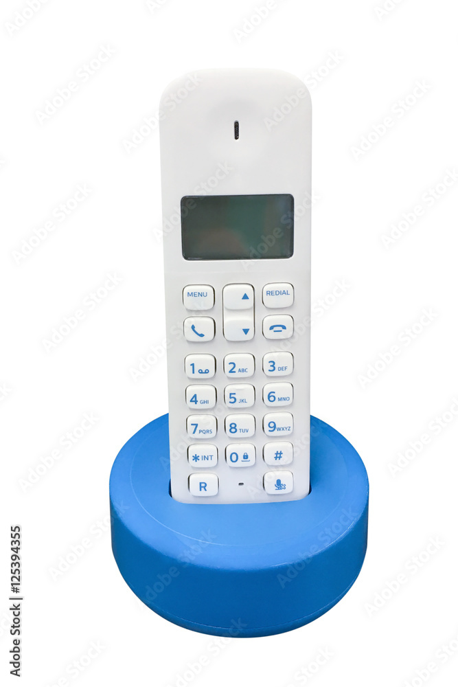 wireless telephone isolated on white background wireless telephone isolated on white background