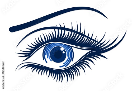 Logo female eye. 