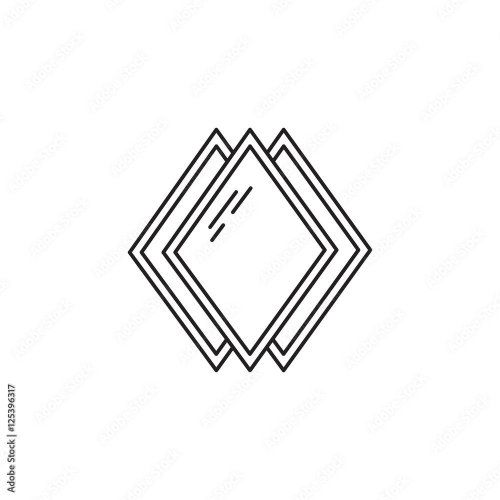 Mirror line icon. Thin line pictogram for webdesign. Outline high quality sign for design websete, mobile app, logo. Mirror line icon. Thin line pictogram for webdesign. Outline high quality sign for design websete, mobile app, logo.