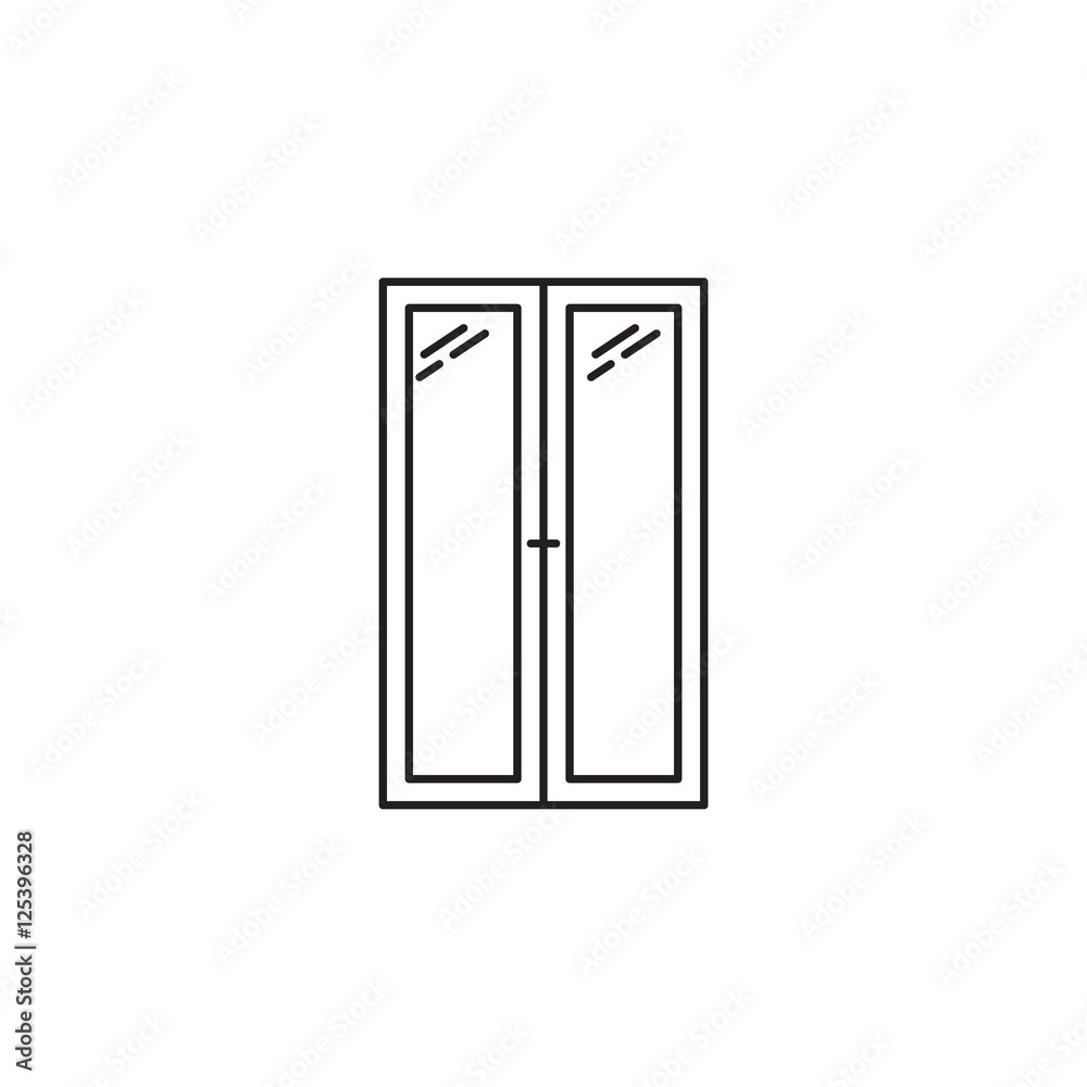 Mirror line icon. Thin line pictogram for webdesign. Outline high quality sign for design websete, mobile app, logo. Mirror line icon. Thin line pictogram for webdesign. Outline high quality sign for design websete, mobile app, logo.