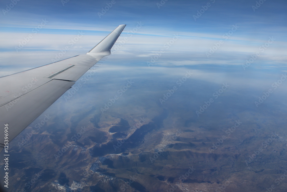 En descendant en avion En descendant en avion