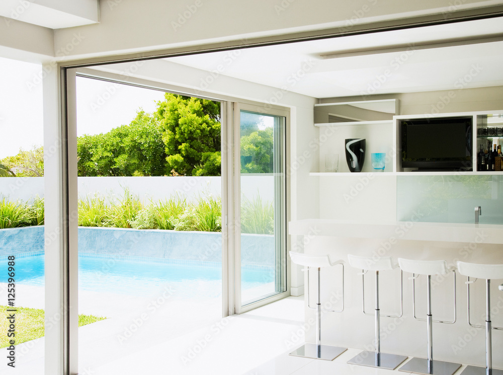 Obraz premium Luxury modern kitchen. Interior design