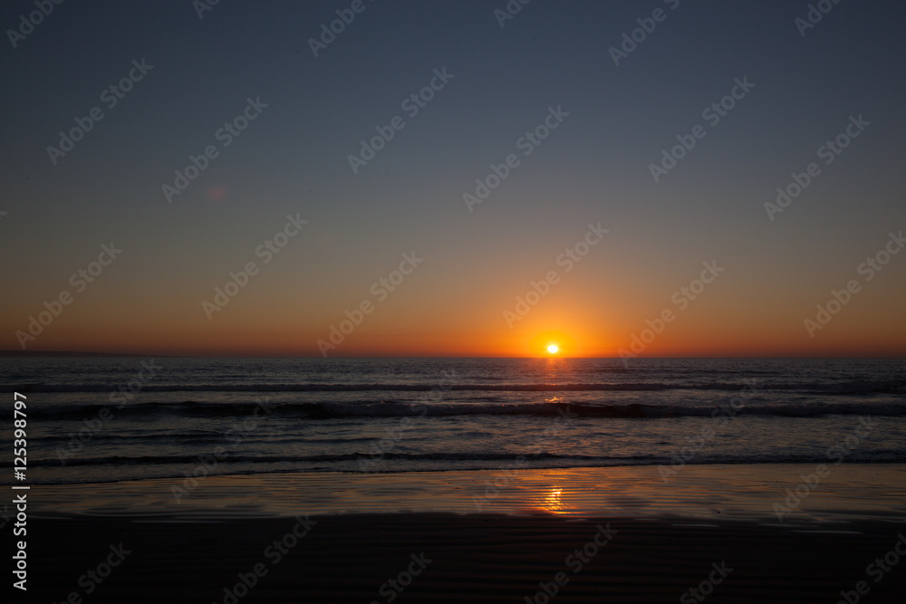 Sunset in the Sea Sunset in the Sea