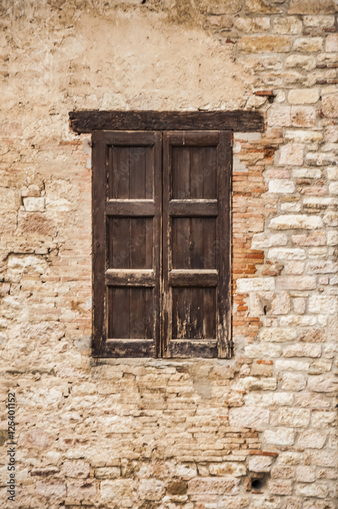 Fototapeta premium Window on the Facade