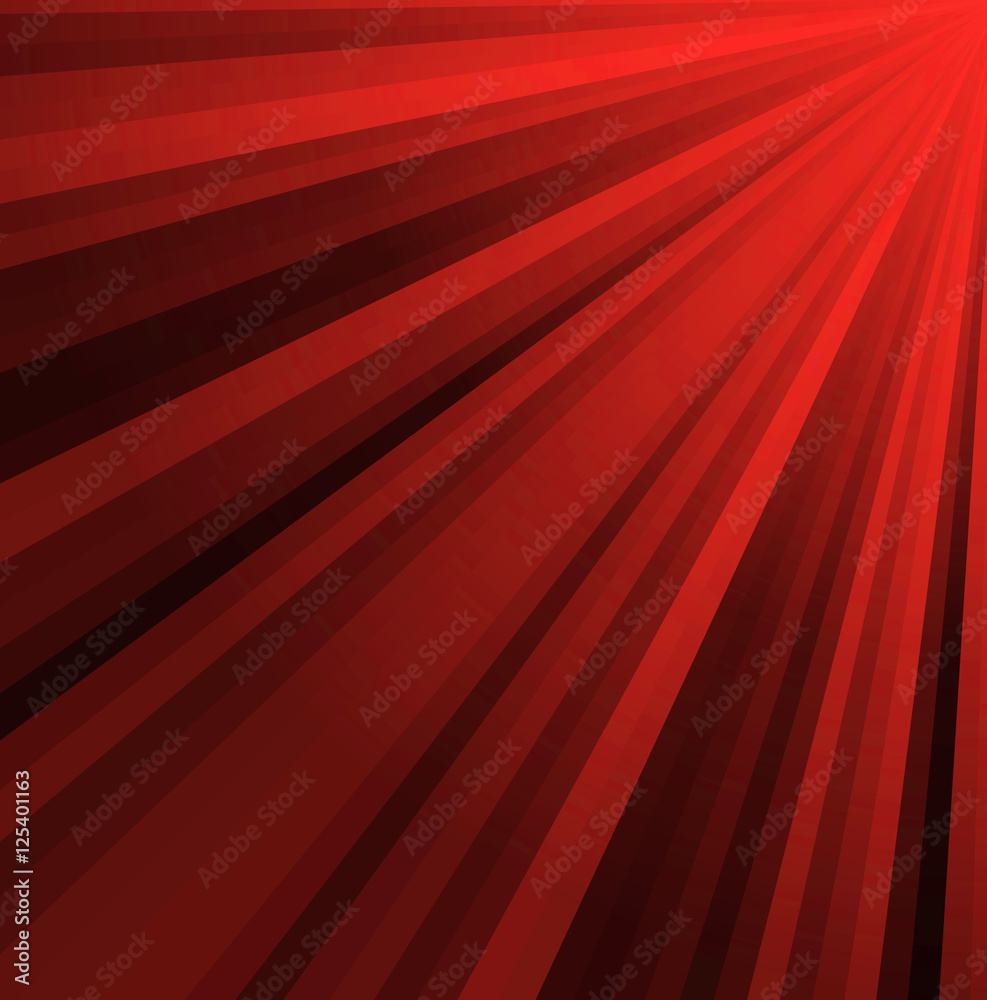 Fototapeta premium colored stripes on a light background, abstract illustration pattern. Rays laser red, black