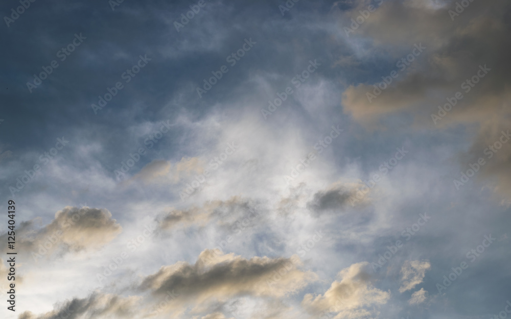 the sky with cloudy weather, for background picture, texture
