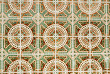 Portuguese tiles in a pattern azulejos