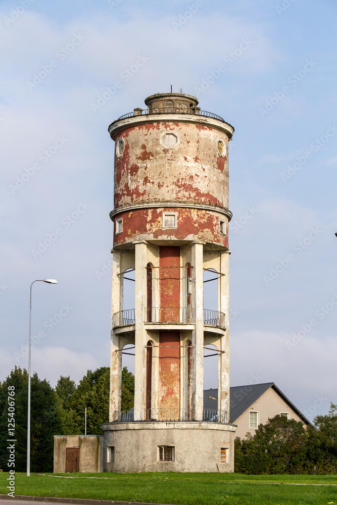 Wasserturm in Kohtla-Järve, Estland