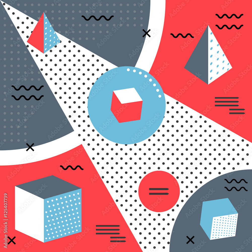 Vector Geometric Pattern and Background Vector Geometric Pattern and Background
