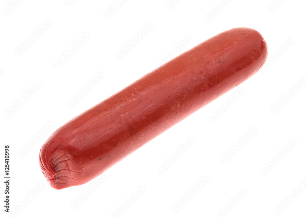 Pickled sausage on a white background. Pickled sausage on a white background.