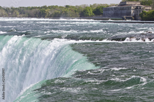 Beautiful photo of the amazing Niagara falls Canadian side
