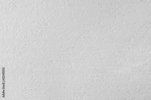 White styrofoam texture closeup background.