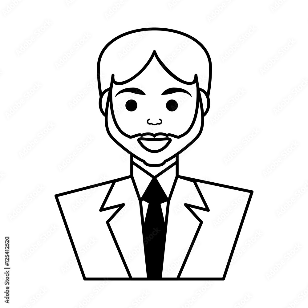 businessman avatar elegant islated icon vector illustration design businessman avatar elegant islated icon vector illustration design