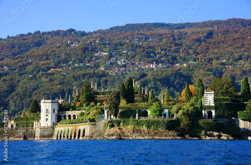 Scenic view of the Isola Bella, Lago Maggiore, Italy, Europe photo