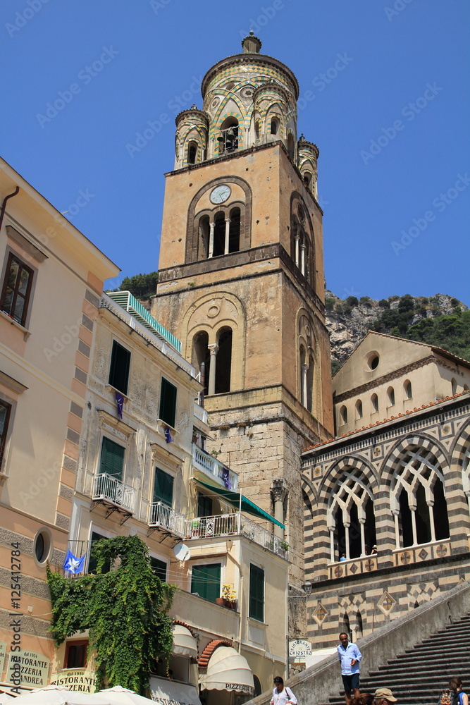 belfry, Amalfi, Italy, UNESCO