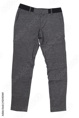 Sweatpants isolated on white with clipping path