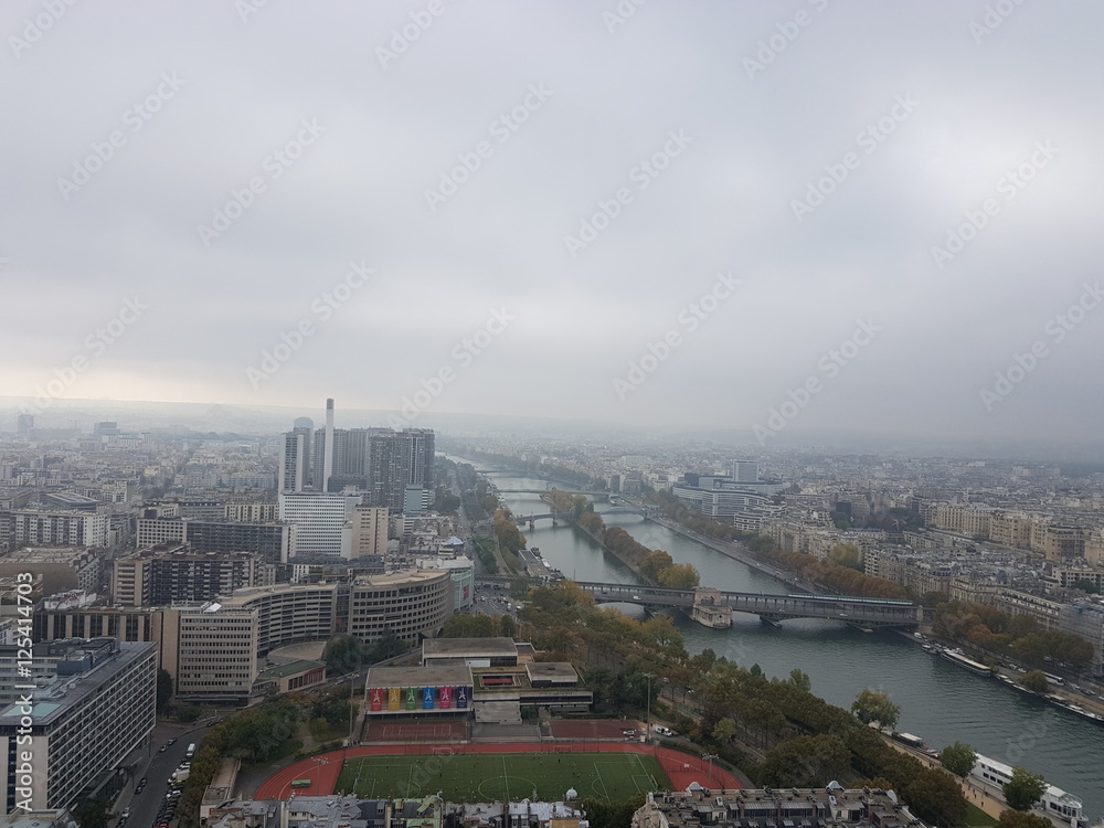 Obraz premium en haut de la tour effeil 4