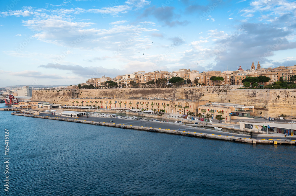 Waterfront della Città di Valletta - Malta - Mar Mediterraneo