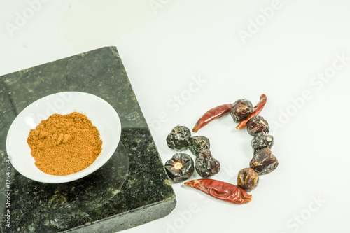 Artistic Presentation of Spices photo