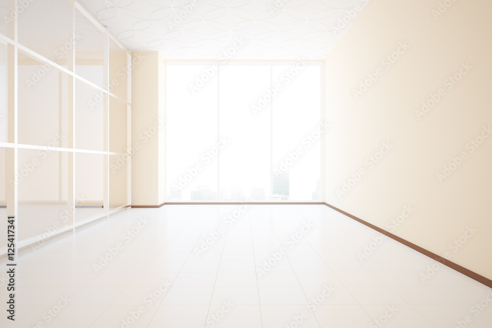 Fototapeta premium Unfurnished interior