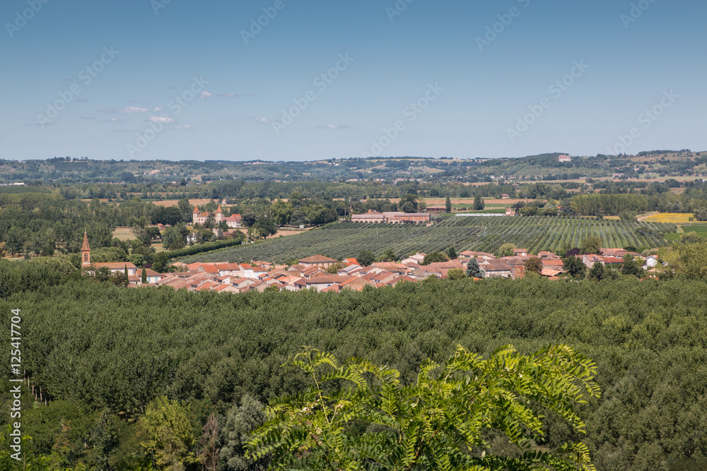 Panorama depuis Auvillar