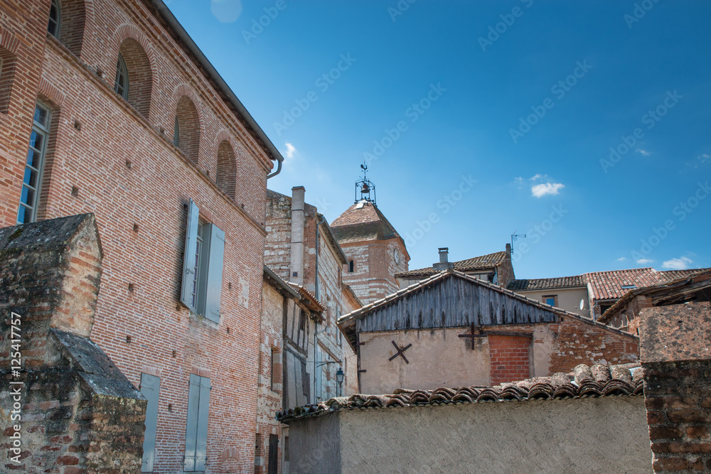 Obraz premium Village d'Auvillar, Tarn et Garonne