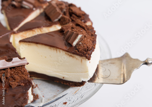 No bake cheesecake with chocolate