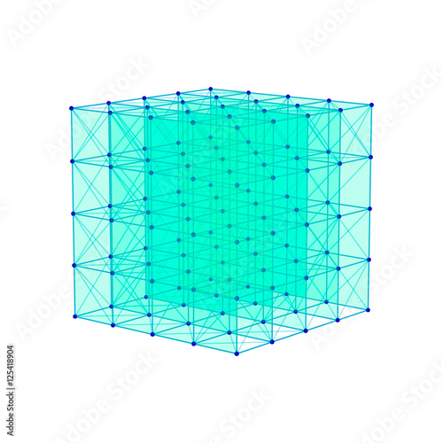 Molecular lattice in form o...