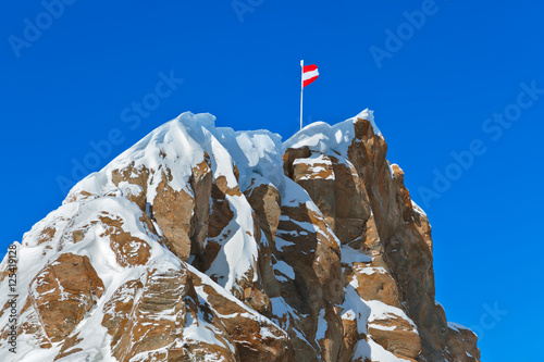 Mountains ski resort Kaprun Austria