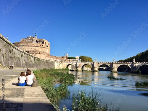 Roma, Castel Sant'Angelo dal Lungotevere photo