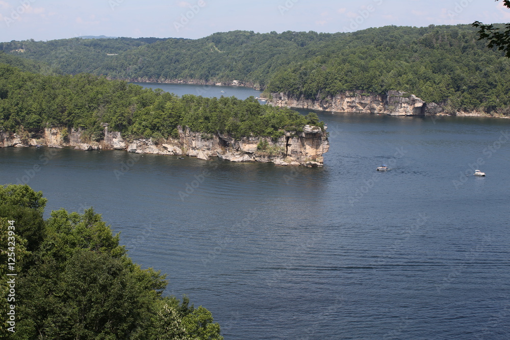 Summersville Lake Reservoir in West Virginia