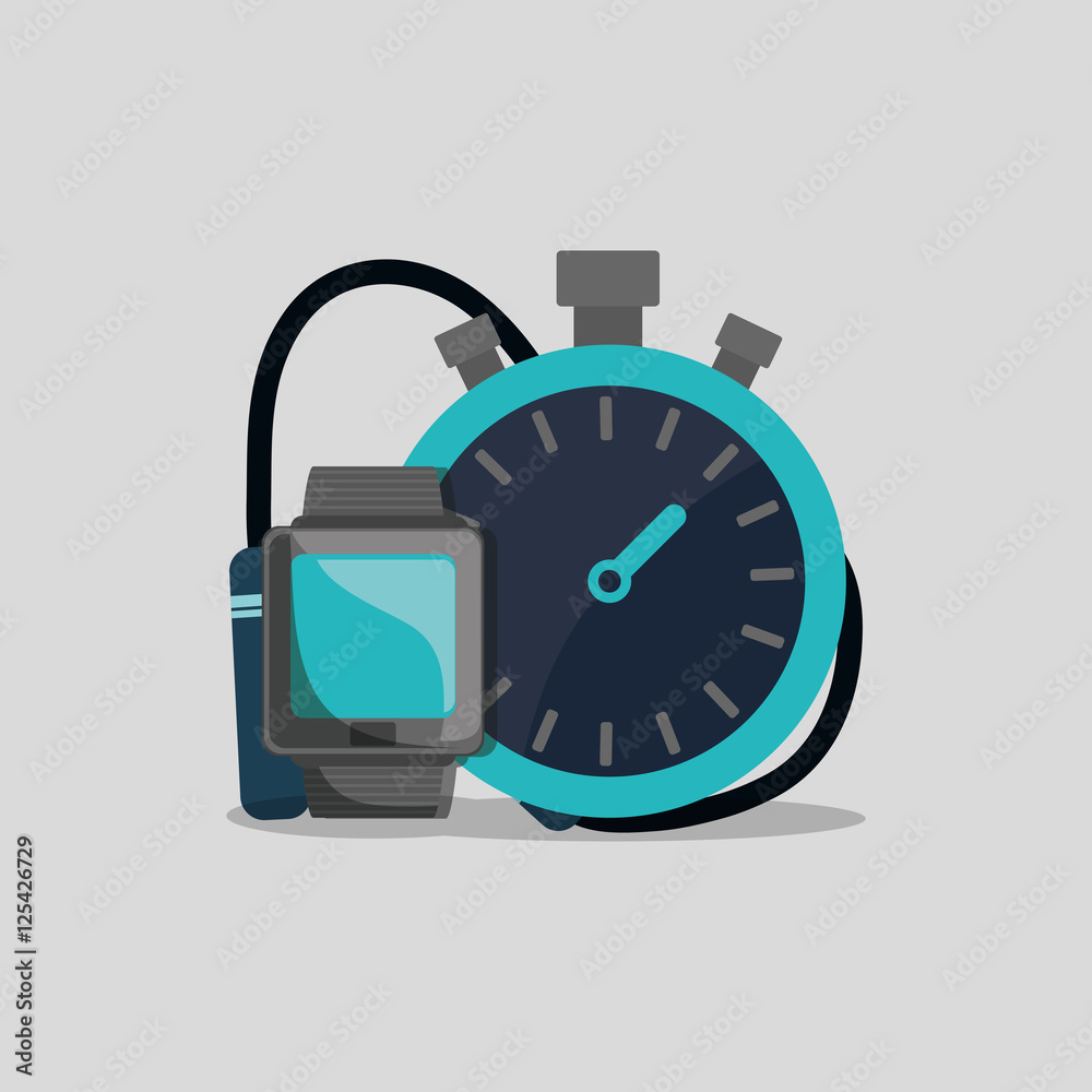 Technology Fitness healthy lifestyle icon vector illustration graphic Technology Fitness healthy lifestyle icon vector illustration graphic