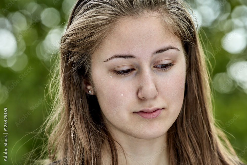 Young Girl Crying