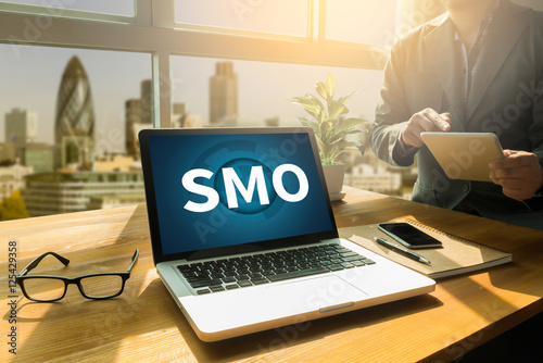 SMO Social Media Optimization Online, SMO - Multicolor photo