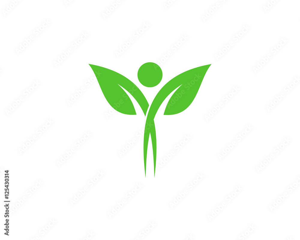 Obraz premium Club Wellness Logo Design Template Element