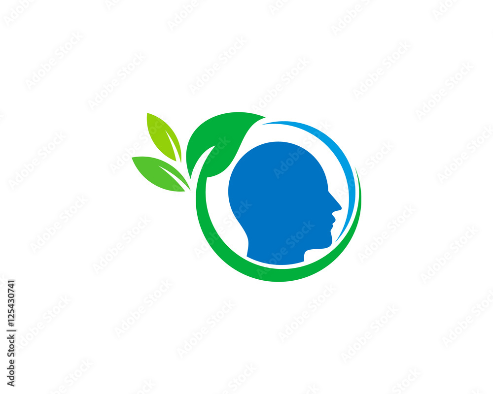 Wellness Mind Logo Design Template Element