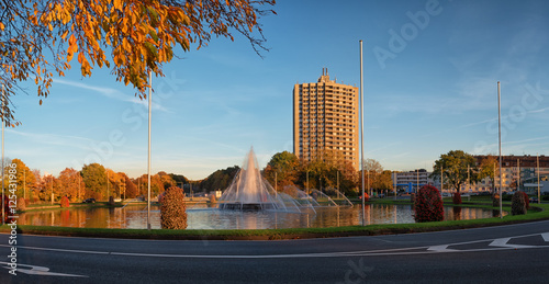 Europaplatz im Herbst photo