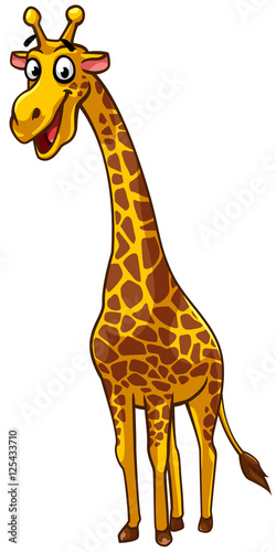Giraffe cartoon style