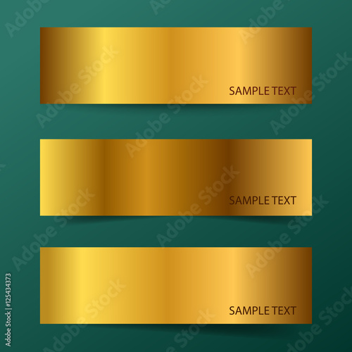Golden paper note temp
