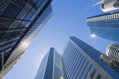 Modern skyscrapers concept