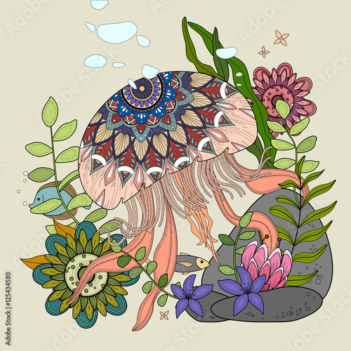 jellyfish floating in ocean
