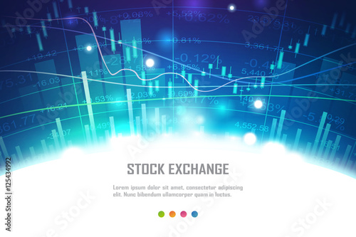 Stock exchange concept
