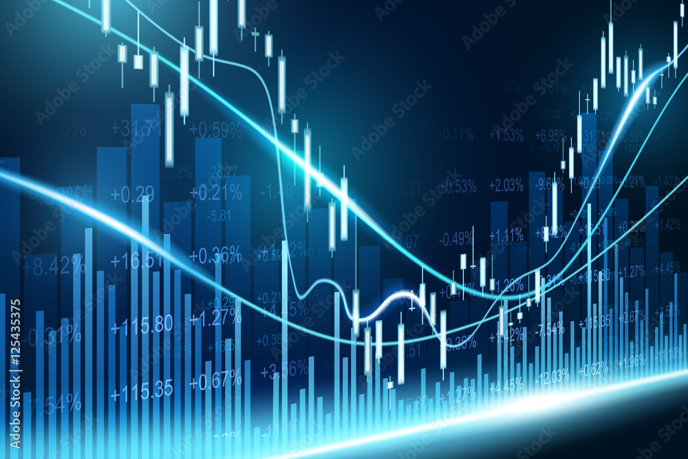 Stock exchange concept Stock exchange concept