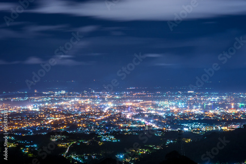 the bird view of the Cebu city